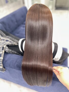 スリーディーヘア(3D Hair) グレージュ×青【銀座髪質改善トリートメント/銀座】