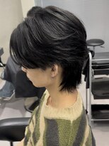 ハイプ 名古屋栄(HYPE)&nbsp;センターパートウルフ×ニュアンスパーマ