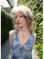 ピークアブー 原宿ハラカド(PEEK-A-BOO) ナチュラルカーリーコントラストデザインカラー