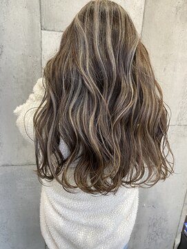 ヘアースペース エートゥーゼット(HairSpace AtoZ) ハイライトカラー/グレージュ/コントラストハイライト
