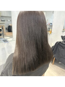 ミント(mint) 【縮毛矯正してても透明感◎オリーブグレージュ】