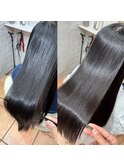 根元のみ　髪質改善