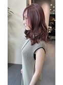 曽田遥菜　ピンクブラウン