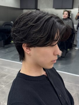 ジーニー 千葉(GENiE) ウルフ/センターパート/カルマパーマ/ニュアンスパーマ/古荘竜生