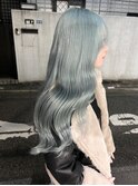 ペールブルーカラー水色カラーミントカラーケアブリーチカラー