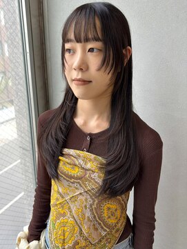 ジーナエス 札幌(Zina S) レイヤー×顔周りカット
