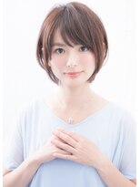 セイドット リー(Say. Ree)&nbsp;Say.ショートボブチェリーブラウンチェリーレッドミニウルフ青山