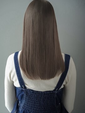 セブンルックス(7LOOKS) 【髪質改善】美髪セミロングストレート×アッシュカラー