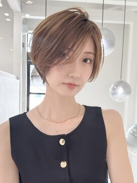 ロンドエニカ 大宮(Lond enika) ミニウルフレイヤーカット顔周り前髪韓国ショートボブ/大宮