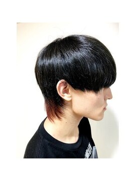 ニューヨークニューヨーク 大久保店(NYNY) メンズのマッシュウルフにえりあしインナーカラー