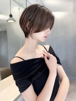 ロンド エメ 柏(Lond aimer)&nbsp;柏ショートボブくびれヘアハイライトカラー韓国顔周りレイヤー柏
