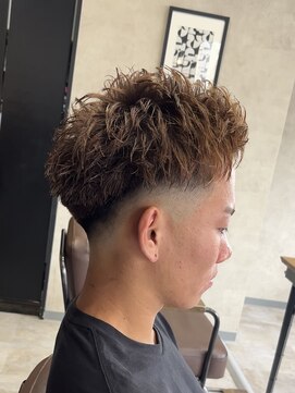 フレイム(FLAME) スパイキーショートフェードパーマ東区新潟駅