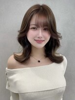 オニキス(ONYX)&nbsp;C197ミディアム韓国レイヤーブリーチ無しヘーゼルベージュ