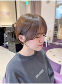 丸みショート　京都ショート　京都美容室　進詩織