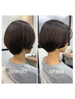 ヘアーアートシフォン 池袋西口店(Hair art chiffon)&nbsp;大人ガーリー/ダークアッシュ/着物/縮毛矯正/白髪染め/池袋
