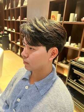 レガシー(REGASEA) メンズ韓国ヘア ガイルヘア ダウンパーマ カルマパーマ