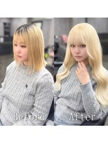 あるじゃんすー 名古屋店&nbsp;ホワイトブロンド#シールエクステ#イメチェン#ヨシンモリ#名古屋