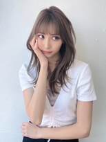 マインバイアフロートギンザ(MYNE by AFLOAT GINZA)&nbsp;レイヤーカット/シナモンベージュ/顔まわり/後れ毛