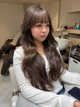エンネ 新宿(enne) 1ブリーチで叶うサンドベージュ