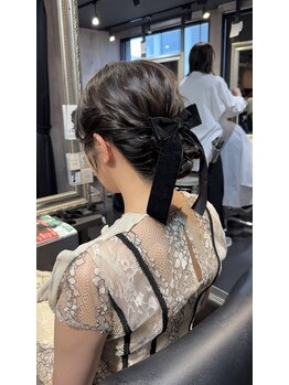 ヘア フラッグ 西葛西店(hair flag)の写真/パーティーヘアセットは、ご希望に合わせたニュアンスなデザインで理想を叶える♪