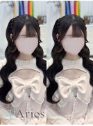 ◇ 編み上げハーフツイン ◇