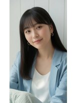 コートフィールエー(CO_T feel.a)&nbsp;好印象を与える大人上品ストレート×シースルーバング