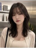 ♪韓国レイヤー/レイヤーカット/くびれレイヤー/顔周りレイヤー