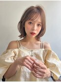 [kate] 大宮　ミルクベージュ×くびれボブ
