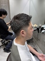ベンジー 香椎店(benji)&nbsp;夏爽やかセット楽ちんスパイキーフェード