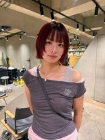 ビビト(bibito)&nbsp;bibito 赤髪ボブ　レイヤーボブ　ミニボブ