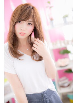 ヘアアンドビューティー ミック(Hair & Beauty miq) 色っぽカワイイ♪ヌーディ―セミディa(miq阿佐ヶ谷)