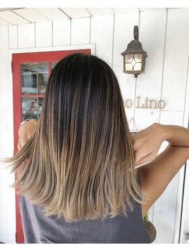 ヘアー リノリノ(hair Lino Lino) バレイヤージュ