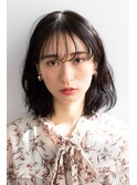 シースルーバングミディアム