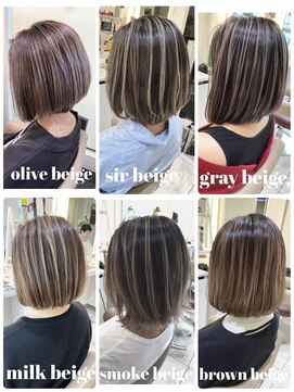 アッシュ 大宮店(Ash) 人気のボブ×バレイヤージュカタログ☆