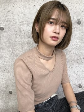 ヘアーアンドメイク シーク 吉祥寺(HAIR&MAKE SeeK) 【seek吉祥寺】『カーキベージュ』×『クラシックボブ』