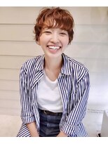 モアナ バイ ヘッドライト 駒沢大学店(Moana by HEADLIGHT)&nbsp;Moana【駒沢】#マッシュ#パーマ#ピンクブラウン#ショートヘア