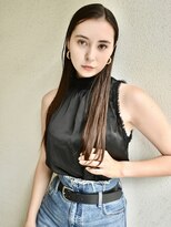 ブゾン(buZon)&nbsp;耳掛けスタイリッシュストレート×大人ロング