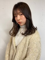 シーバイサイン(sea by Sign)&nbsp;グレージュ/顔まわりレイヤー/ナチュラル