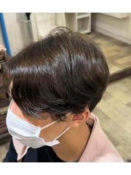 リッカヘアー(Ricca hair) 20代30代ナチュラル束感ショート爽やかマッシュココアブラウン