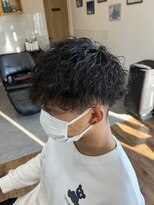 ルッカヘアガーデン バイ ラッシュゴールド(RUCCA HAIR GARDEN by LUSH GOLD)&nbsp;波巻きパーマ×ツイストスパイラル