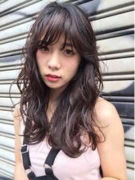 モニカ 横須賀中央店(Monica) デザインカラー/シルキーベージュ/グレージュカラー/斜めバング