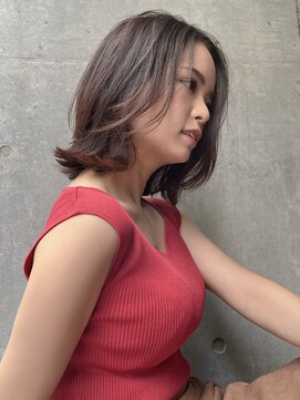 レスピア 銀座(Respia) ひし形 外はね ミディアムボブ【銀座/有楽町】30代40代50代