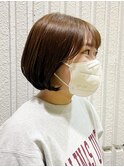 あごラインミニボブ ＊ タンバルモリボブ【町田/ボブ/韓国風】