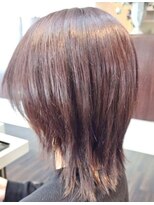 エノモト(ENOMOTO) 20代30代40代うる艶カシスブラウンカラー小顔レイヤーボブ