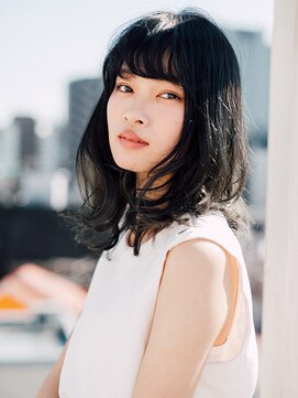 スタリー(Starry) 重ためバング×セミロング/20代/30代/40代/ハレマチ通り