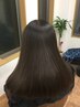オーガニックカラー全体染め＋３STEPトリートメント