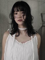 ミディアム、レイヤーカット