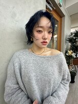 リアン(Lien) ショート×ダークブルー