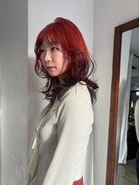 バディヘア リープ(BUDDY HAIR Leap) orange × brown