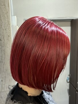 テン バイ アンブルリュクス 池袋(teN +by ambleluxe) レッド&ボブ/チェリーレッド